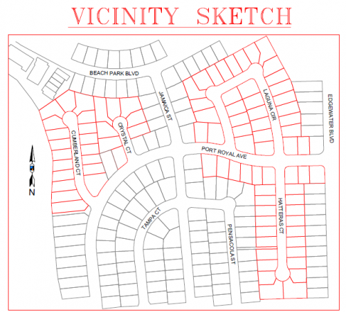 PG&amp;E Vicinity Sketch for Gas Line Replacement Project