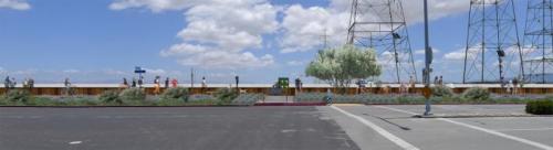Levee Project Rendering: Foster City &amp; Beach Park Blvds