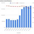 Business License Revenue Bar Graph