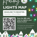 Holiday lights map