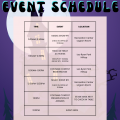 Halloween Event Schedule 