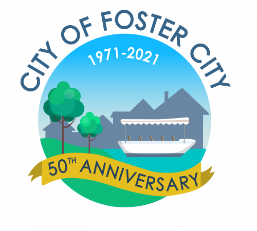 Foster City's 50th Anniversary Commemorative Logo