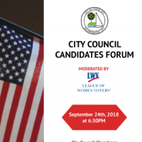 City Council Candidates Forum Flyer