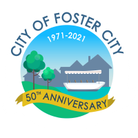 Foster City's 50th Anniversary Commemorative Logo