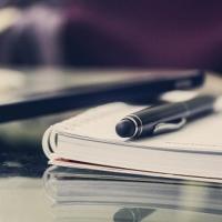 Pen with notebook
