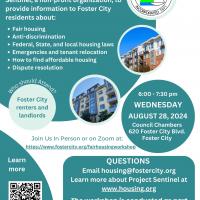 Flyer for Fair Housing Workshop on August 28, 2024