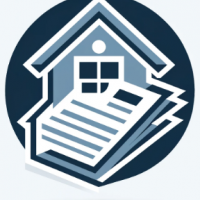 Icon of House with papers