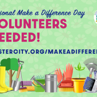 volunteers needed for make a difference day october 23