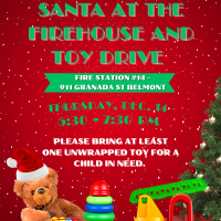 santa at firehouse