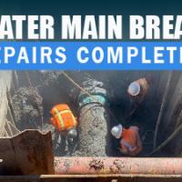 Water Main Break Repairs Completed