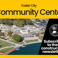 Community Center Construction Newsletter Graphic