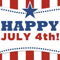 July 4 banner