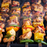 Hawaiian Chicken Skewers