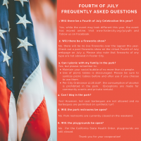 FAQ for July 4th