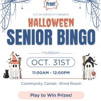 Halloween Senior Bingo 