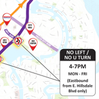 Traffic Relief Pilot Program Map