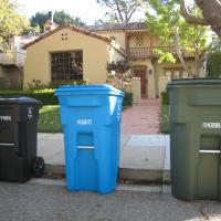 Garbage, Recycling, and Compost Bins