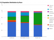 2012 Population Distribution by Race