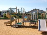 With 2.4 acres, Sunfish Park offers playgrounds, a multi-purpose court and lawn area