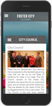 iphone with new FC website
