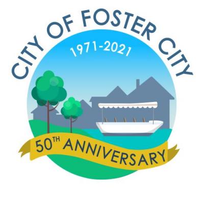 Foster City 50 Anniversary Commemorative Logo