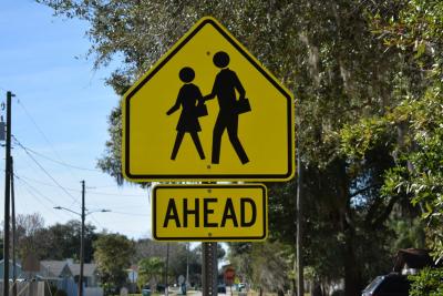 School sign