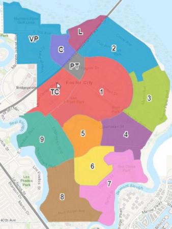 Foster City neighborhood map