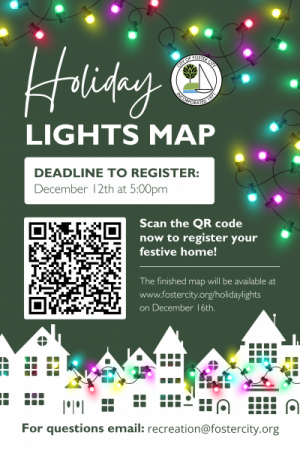 Holiday lights map