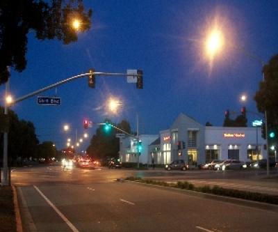 Street and Traffic Foster City California