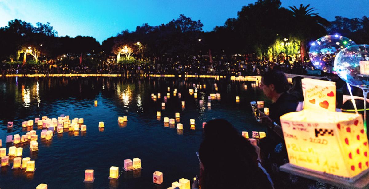Water Lantern Festival Hosted by One World Foster City California