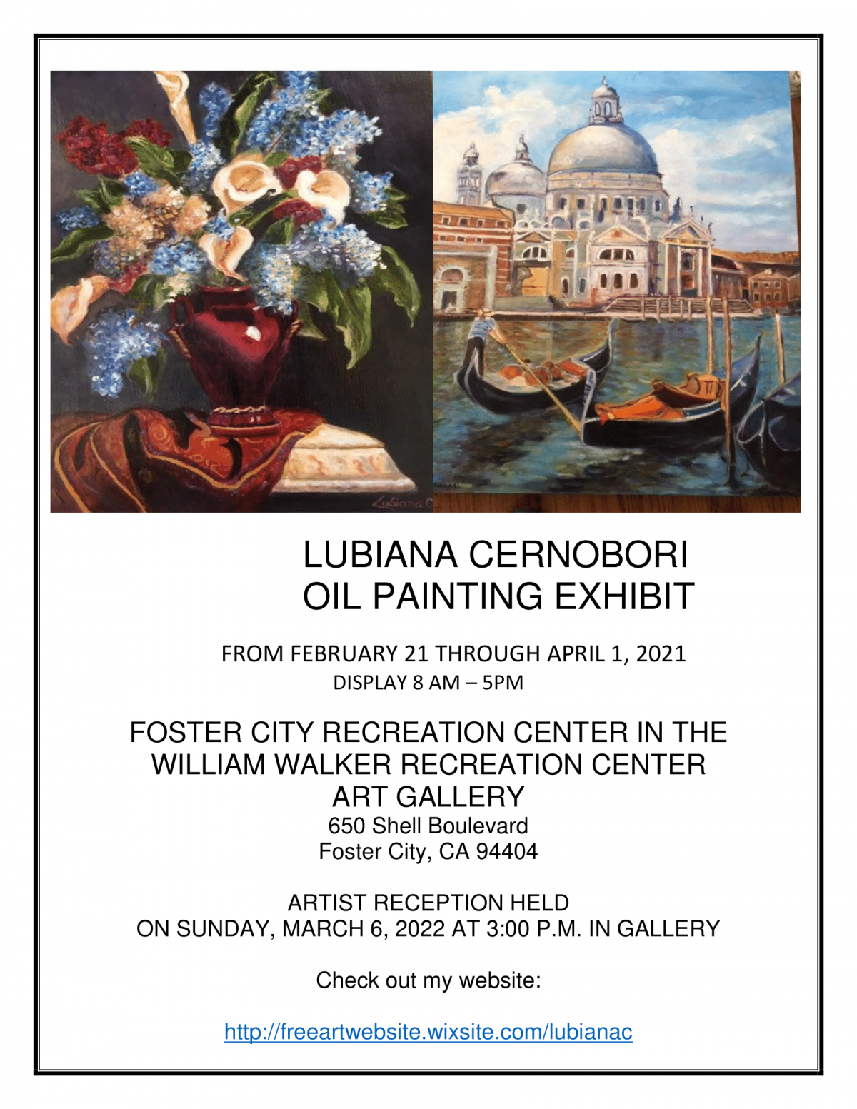 Art Exhibit Reception