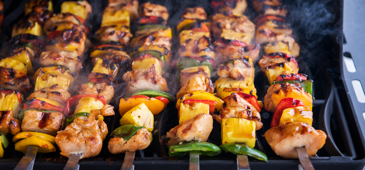 Hawaiian Chicken Skewers