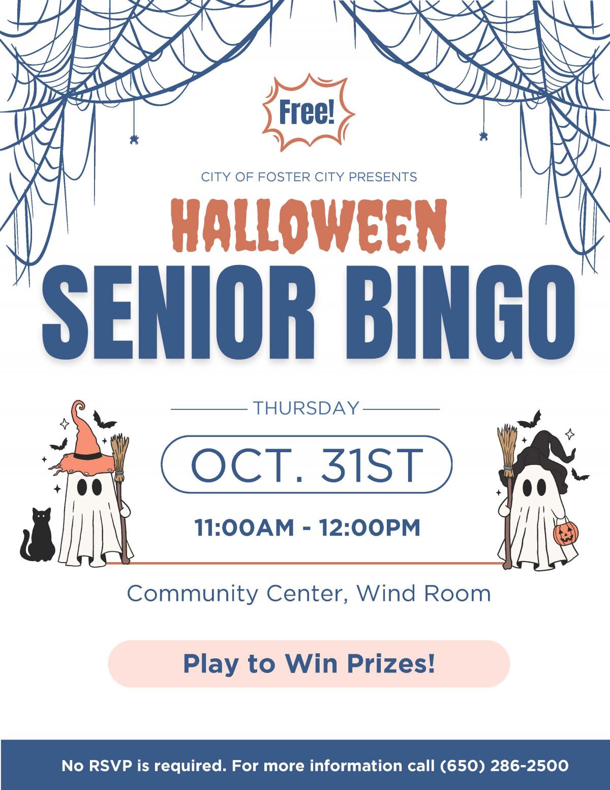 Halloween Senior Bingo 