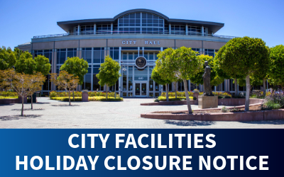 City Facilities Holiday Closure Notice